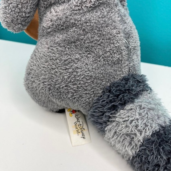 Disney Parks Pocahontas Meeko Raccoon W/ Biscuit Plush Stuffed Animal 9" Retired - Picture 6 of 7